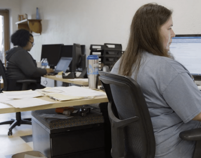 employees at the JA Rutter office